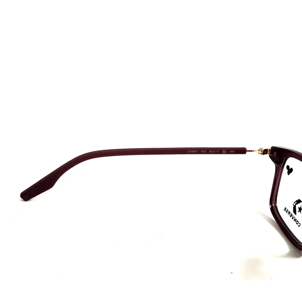 Converse Eyeglasses Frames CV5071 612 Crystal Cherry Vision Gold 52-17-140